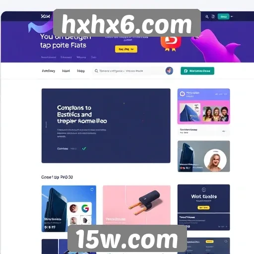 Análise da interface de usuário do site hxhx6.com